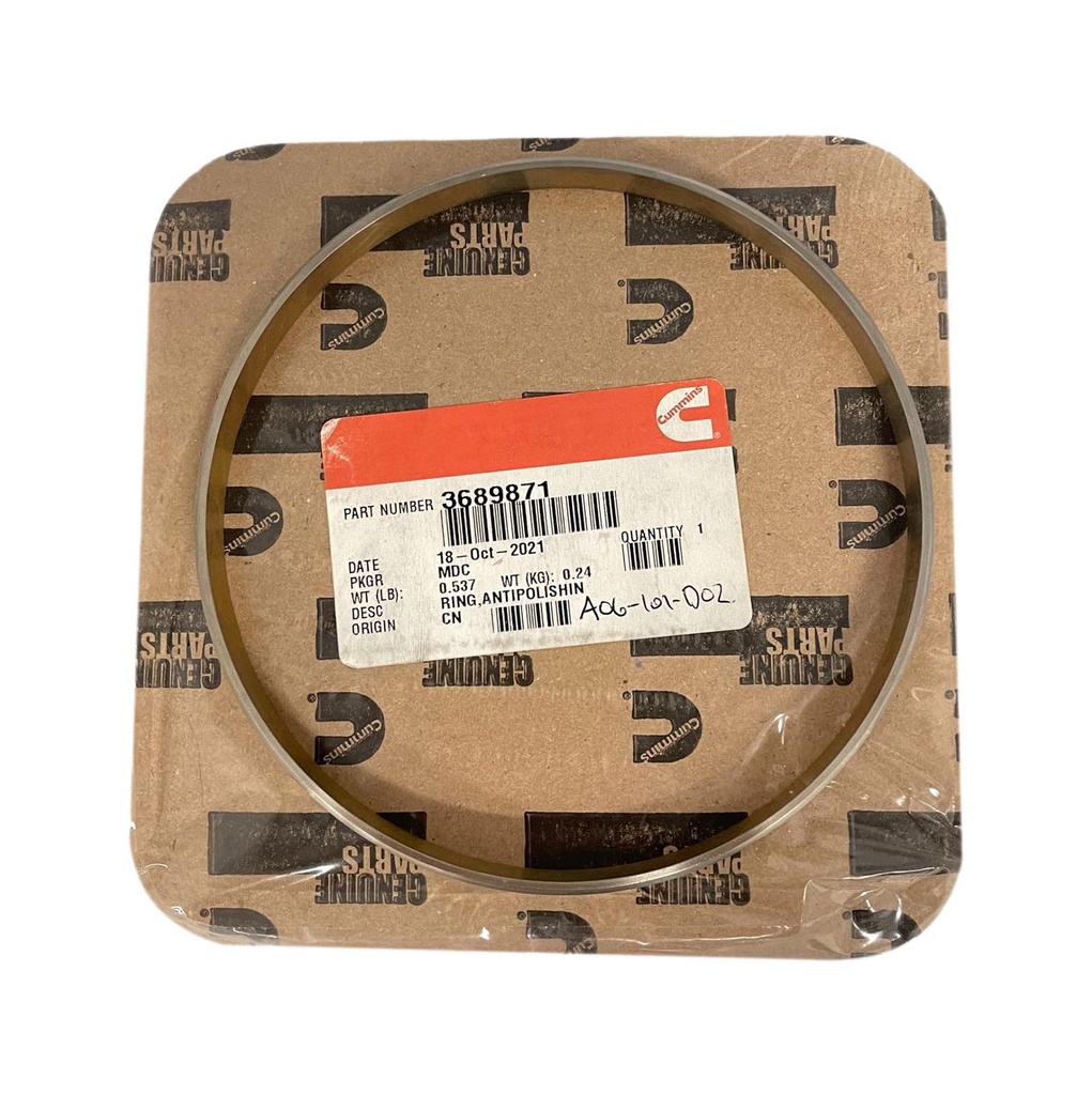 OEM Cummins ANTIPOLISHIN RING ISX 3689871CUM 3689871 | KAHGO OEM Cummins ANTIPOLISHIN RING ISX 3689871CUM 3689871 | KAHGO
